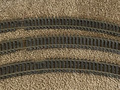 3 Vintage GREAT NORTHERN TABLE TOP TRAIN Tracks Set