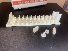 1 HO SCALE Interior Fits VARNEY GM-T1 AEROTRAIN Train Car Shell Not Included ￼