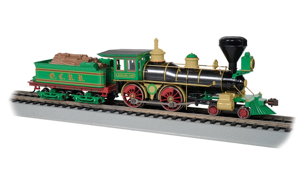 Bachmann 52708 HO Old Colony 4-4-0 American Steam Locomotive with Wood Load