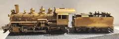 PFM United Scale Models HO Scale 2-6-2 Steam Loco Long Bell Lbr. Co. #105