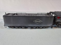 HO BRASS PFM UNITED SANTA FE 2-10-2 – W/CAN MOTOR
