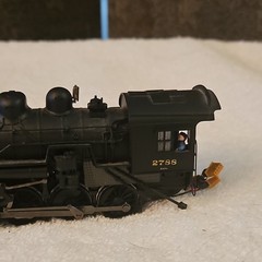 Bachman HO #11412 Baldwin 2-8-0 Steam Locomotive B&O car #2788 DC Analog