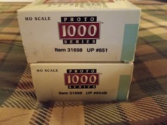 Proto 1000 HO-Scale 31698 Union Pacific #651A & #654B Erie-Built Locomotives