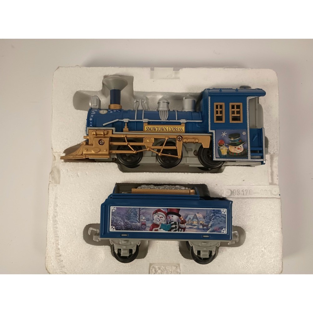 2010 Hawthorne Village Snowtown Express Train Locomotive Tender Goldlok NEW