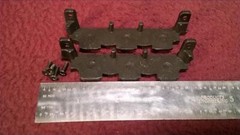 MTH RAIL KING GG1 ELECTRIC LOCOMOTIVE – DRIVE WHEEL DIECAST SIDE APRON PAIR