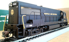 HO SCALE BOWSER GE U25B NORFOLK & WESTERN N&W #3529 DCC & SOUND