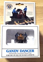 Bachmann HO Scale Gandy Dancer Electrically Powered Hand Car Original Box Tested