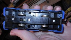 ho diesel locomotive conrail ahm 2648 runs on track