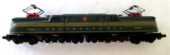 N-Gauge – Bachmann – GG1 Pennsylvania Rail Road Brunswick Green 5 Stripe #4935