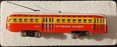 Bachmann Pittsburgh Railways #1451 Streamline PCC Trolley HO Scale *NOT WORKING*