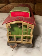 1920s Prewar Lionel 380 Train Engine with Freight Train Cars 15 tanker & 214,517
