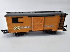 1986 Denver Express G-Scale Train – 4 Cars & Tracks – New Bright Untested