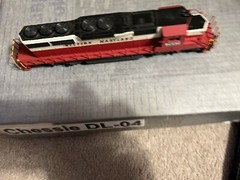 Vintage HO Road Switcher #7447 Western Maryland Train SD40 EMD P12f Athearn