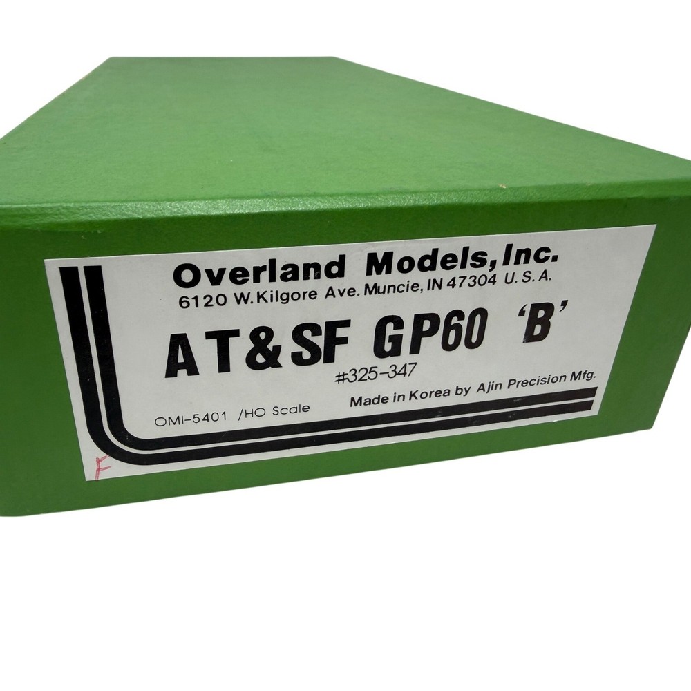 Overland Models AT&SF GP60 B Brass Locomotive OMI-5401 Ajin HO Scale