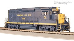 Broadway 9136 EMD GP30, C&O 3034, As-Delivered, Paragon4 Sound/DC/DCC, HO