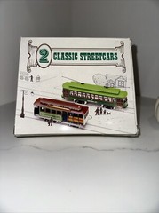 2 HO Scale Train Classic Streetcars Powell & Mason #4 & Desire Street #463 NIB