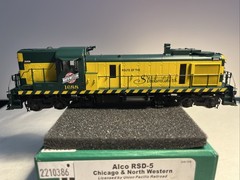 HO Scale Overland Models Brass CNW Alco RSD-5 Hammerhead #1688 TESTED