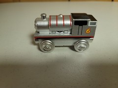 Thomas Wooden Railway Silver Percy Train Very good Condition