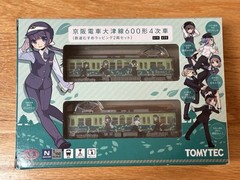 TOMYTEC Railway Collection Keihan 600 Series 4th Edition (Railway Girl Wrapping)
