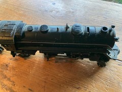 Vintage Lionel 229 locomotive and tender car