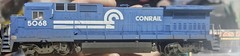 atlas ho locomotives GE B36-7 Custom Weathered Conrail #5068