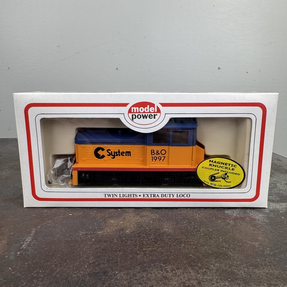 MODEL POWER HO B&O 1997 Chessie System DDT Plymouth Diesel Locomotive #6678