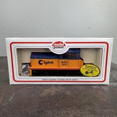 MODEL POWER HO B&O 1997 Chessie System DDT Plymouth Diesel Locomotive #6678