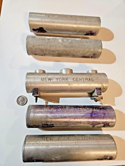 New York Central Aluminum Tanker Trains? cylinders 7″ x 2 7/8″