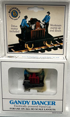Bachmann HO Scale Gandy Dancer Powered Handcar Vtg Railroad 46202
