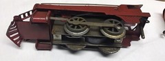 American Flyer train Set wind up locomotive and 14 train cars