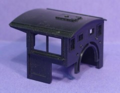 HO/HOn3 ROUNDHOUSE SHAY LOCOMOTIVE PART(S) MDC-39 WOOD CAB WITH ROOF HATCH