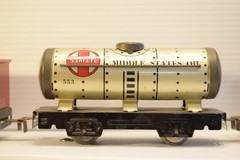 MARX 8995 BOXED TRAIN TRANSFORMER SET LOCOMOTIVE TENDER CABOOSE 5 CARS WORKS