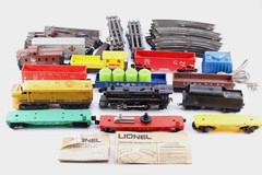Vtg Lionel O-Gauge Train Lot 222 Rio Grande Diesel 8208 Locomotive Track Cars