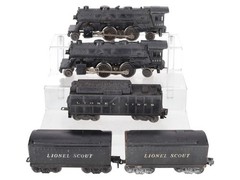 Lionel Vintage O Locomotives & Tenders # 1110, 6026W, 1110, 1001T & 1001T [5]