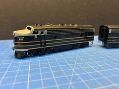 HO Brass Tenshodo EMD F-9 A&B BALTIMORE & OHIO #230 Used Runs Light Works