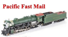 Pacific Fast Mail Brass HO Southern RR 4-6-2 (W/Added Sound) Painted