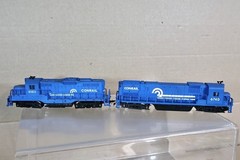 MODEL POWER MEHANO HO CONRAIL SD-45 & ALCO C-430 LOCOMOTIVE SET on