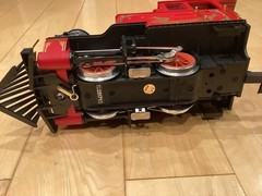 Lehmann Gross Bahn LGB Red Steam Locomotive #25171,G Gauge.”SEASONS GREETINGS”.