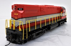 ATLAS HO SCALE 9334 GREEN BAY & WESTERN ALCO C-424 PHASE II DIESEL ENGINE #312
