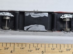 Con Cor N Scale Custom Santa Fe E8 Dummy Diesel Locomtive Lighted Knuckles ATSF