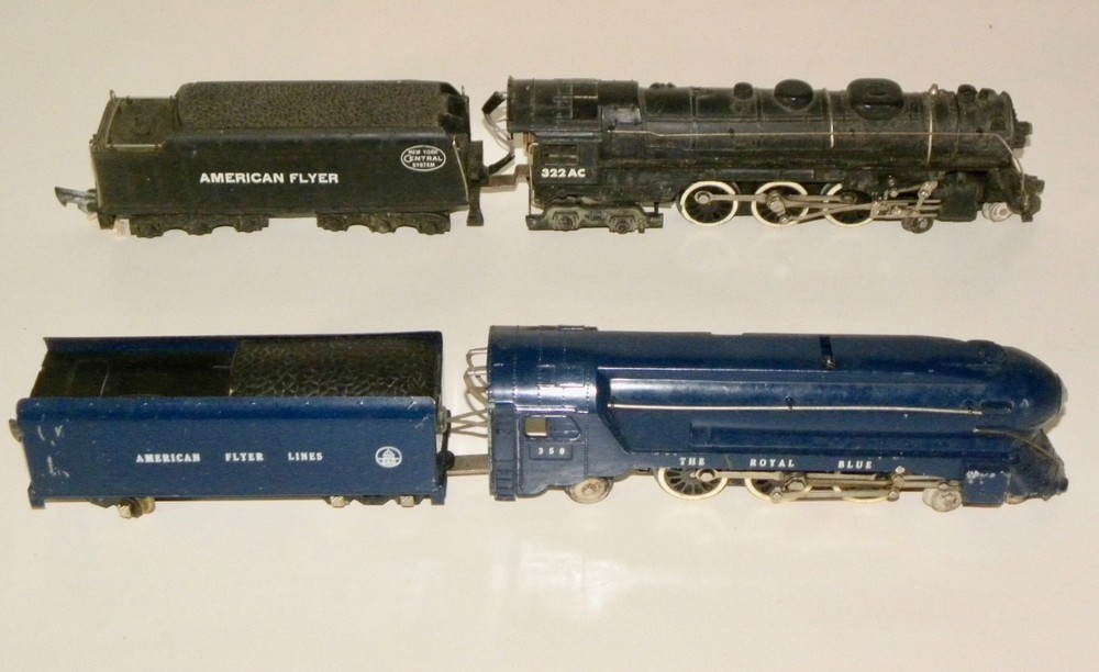 American Flyer 322AC 4-6-4 Steam Loco & Tender ~ The Royal Blue ~ Parts / Repair