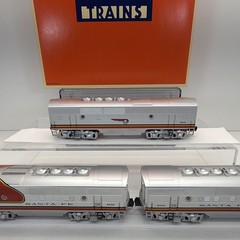 Lionel 6-11711 Santa Fe Warbonnet F-3 ABA Diesels O Gauge Used Conventional RS