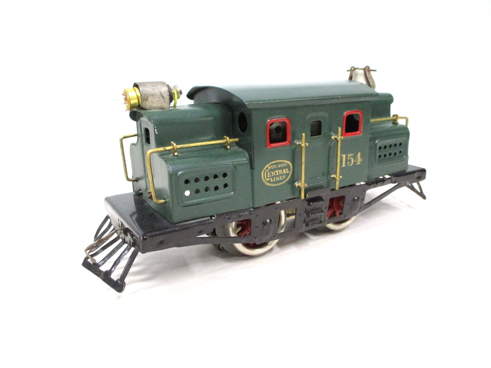 Lionel 154 Electric Loco NYC Lined Dark Green Restored Prewar O gauge X8635