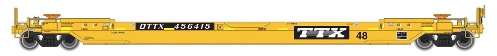 109225 Walthers HO Gunderson As-Built All-Purpose 48′ Well Car TTX #456226