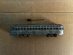 [T-HO] HO Bower PCC Trolley Interurban Streetcar Train Diecast Model Untested