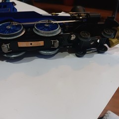 G Gauge 0-4-0 Steam Locomotive No. 312 Analog Blue/Gold/Black