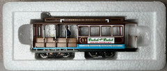 BACHMANN 41-0605-G1 & G2 – HO SCALE – SAN FRANCISCO CABLE CARS + 2 OTHERS