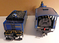 Bachman 4-6-0 Locomotive & Tender ~ New Jersey Central Rd# 833 ~ Restore – G