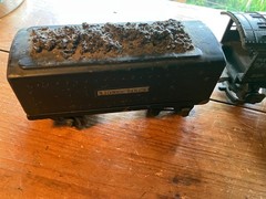 Vintage Lionel 229 locomotive and tender car