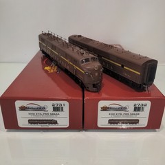Broadway Limited HO Pennsylvania E7A E7B PRR 5864A 5864B DCC SOUND 2731 2732